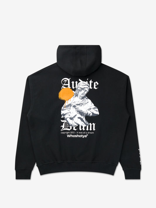 audite deum oversized hoodie - 0