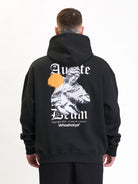 Audite Deum Oversized Hoodie Black