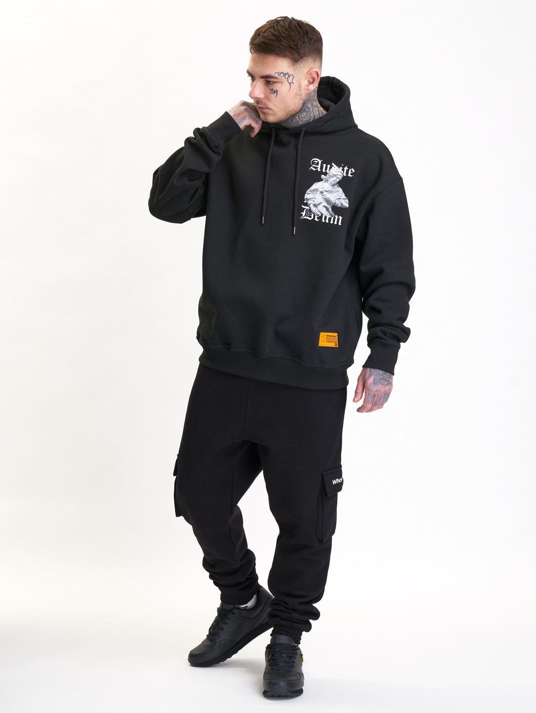 audite deum oversized hoodie - 0