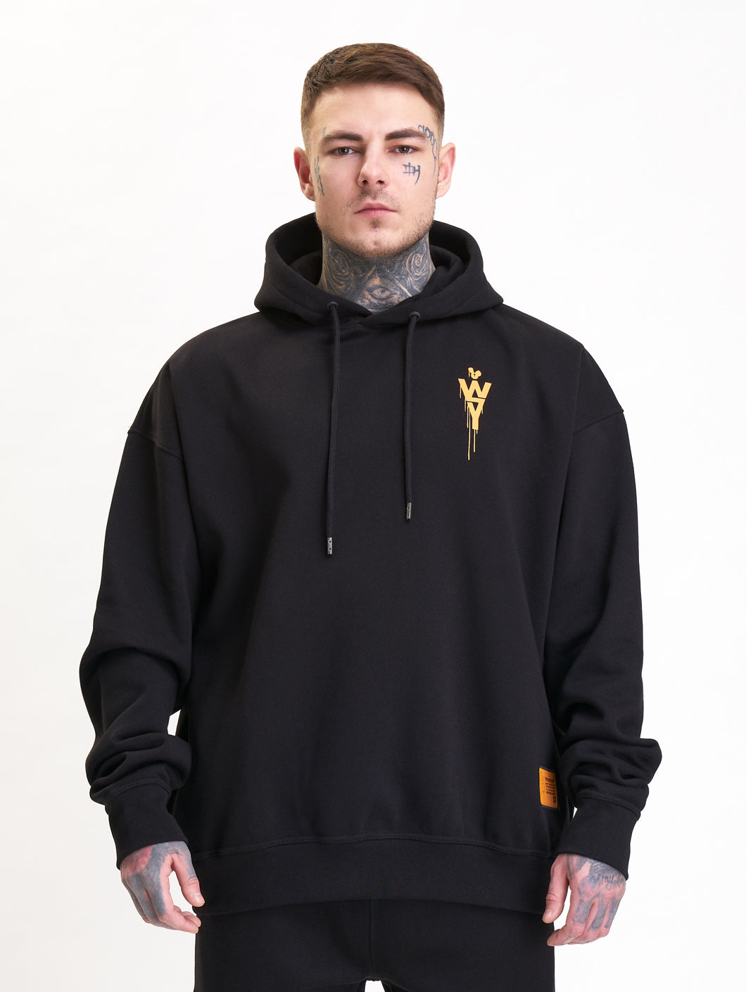 Headless Oversized Hoodie Black