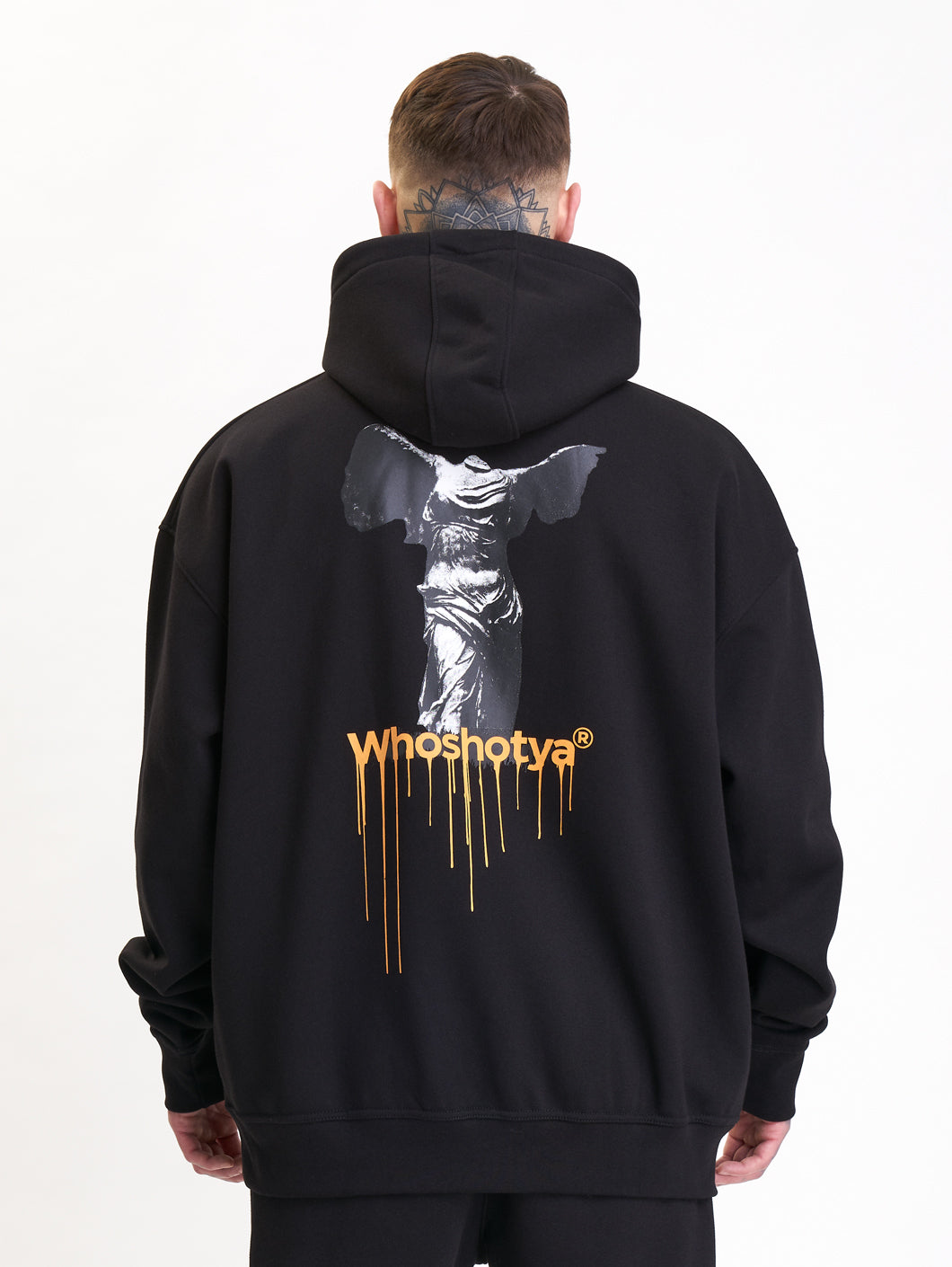 Headless Oversized Hoodie Black