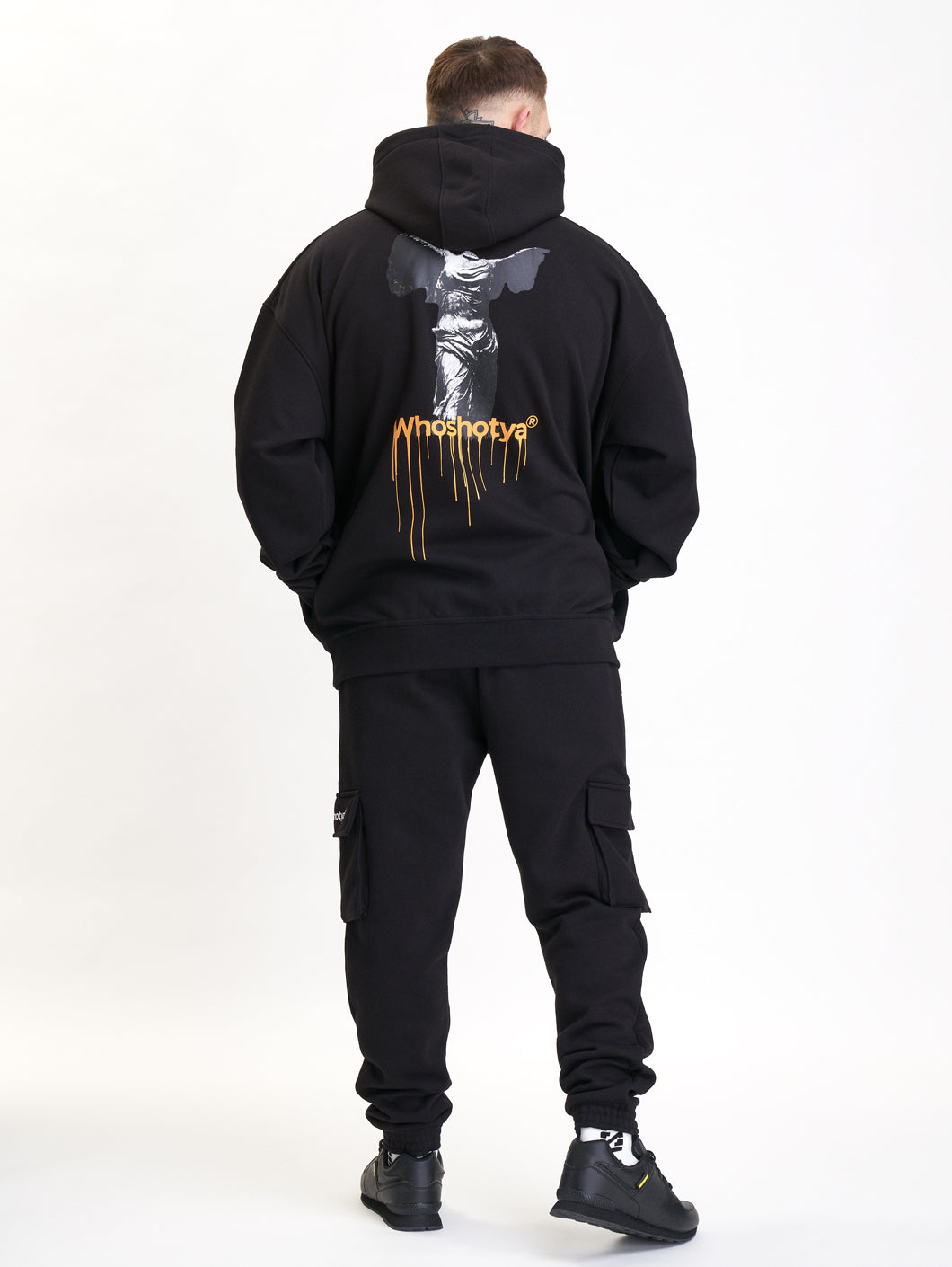 Headless Oversized Hoodie Black