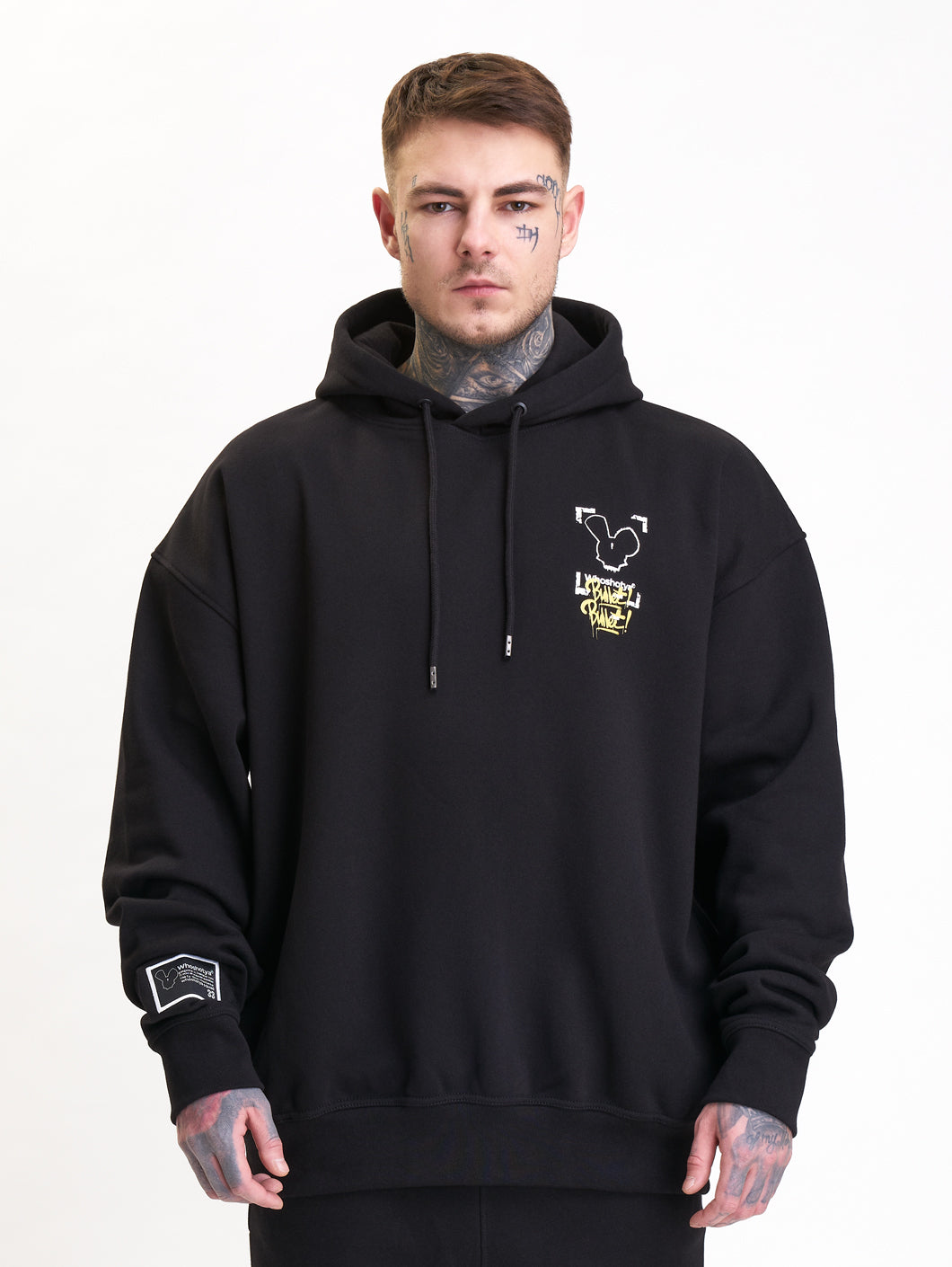 rusty bullet oversized hoodie - 3