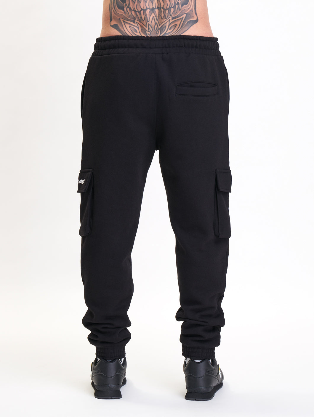 Who Shot Ya? Classic Cargo Pants Black