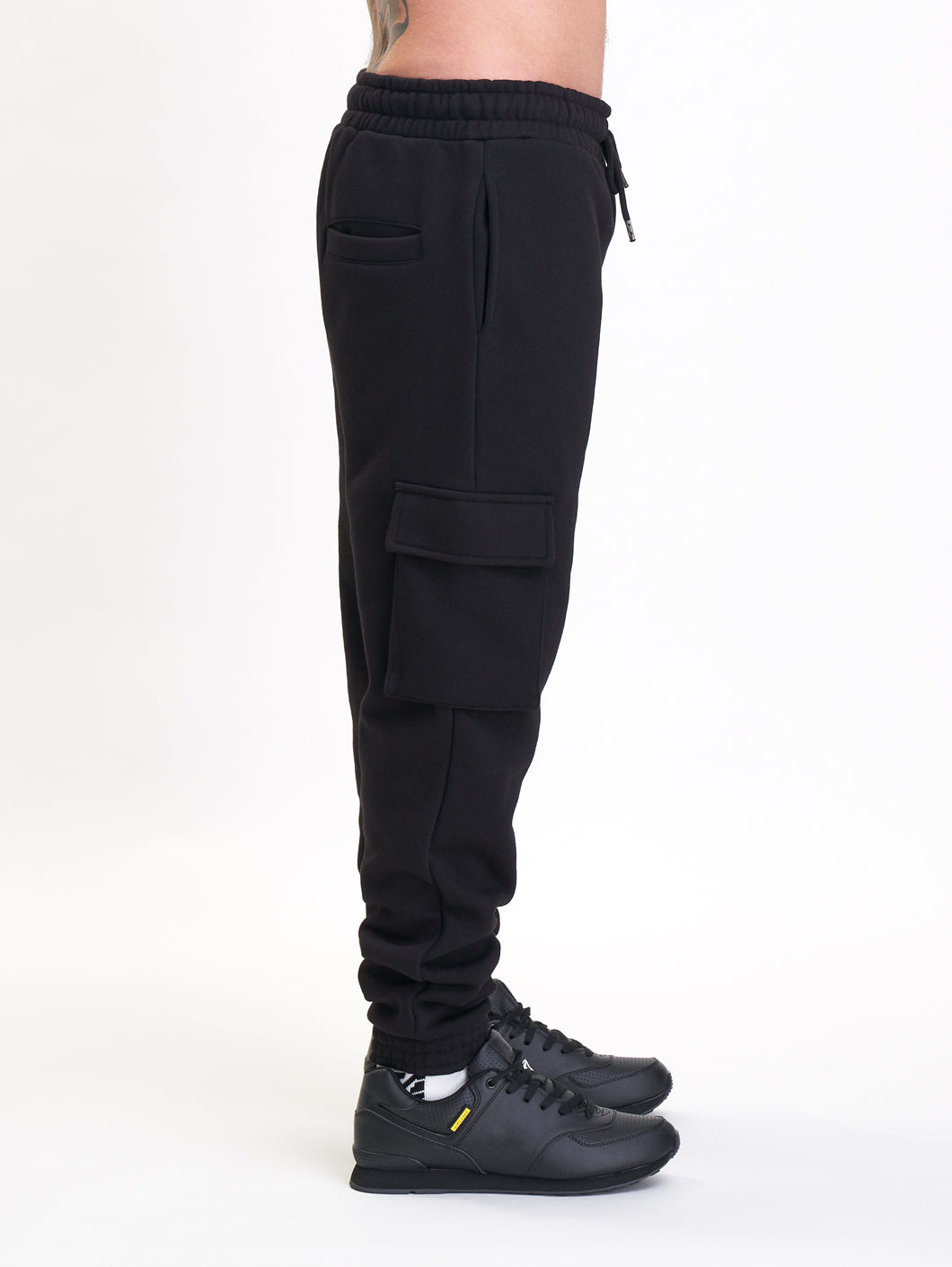 Who Shot Ya? Classic Cargo Pants Black