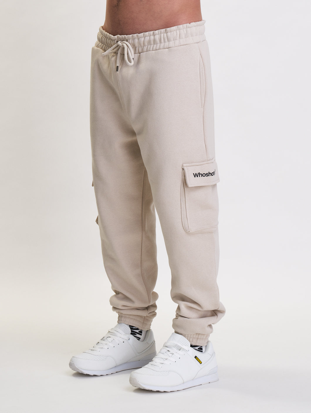 Who Shot Ya? Classic Cargo Pants Light Beige 2XL