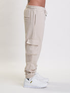 whoshotya classic cargo pants beige - 5