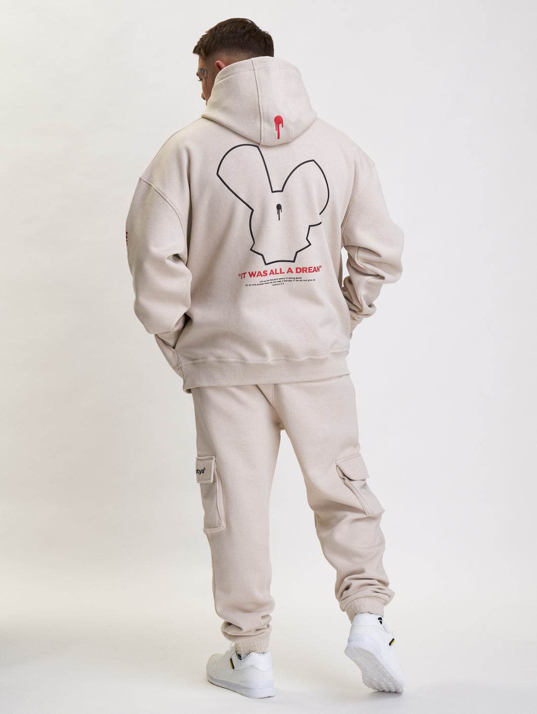 Who Shot Ya? Classic Cargo Pants Light Beige