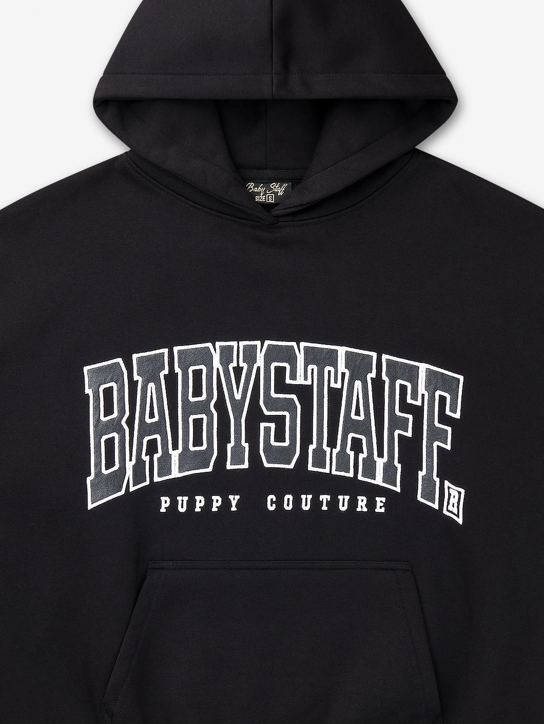 Babystaff College Oversize Hoodie Black - 2