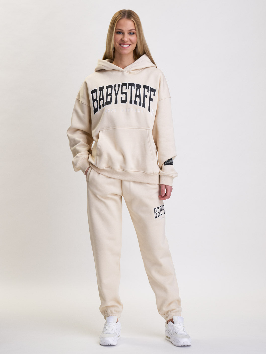 Babystaff College Oversize Hoodie Cream - 0