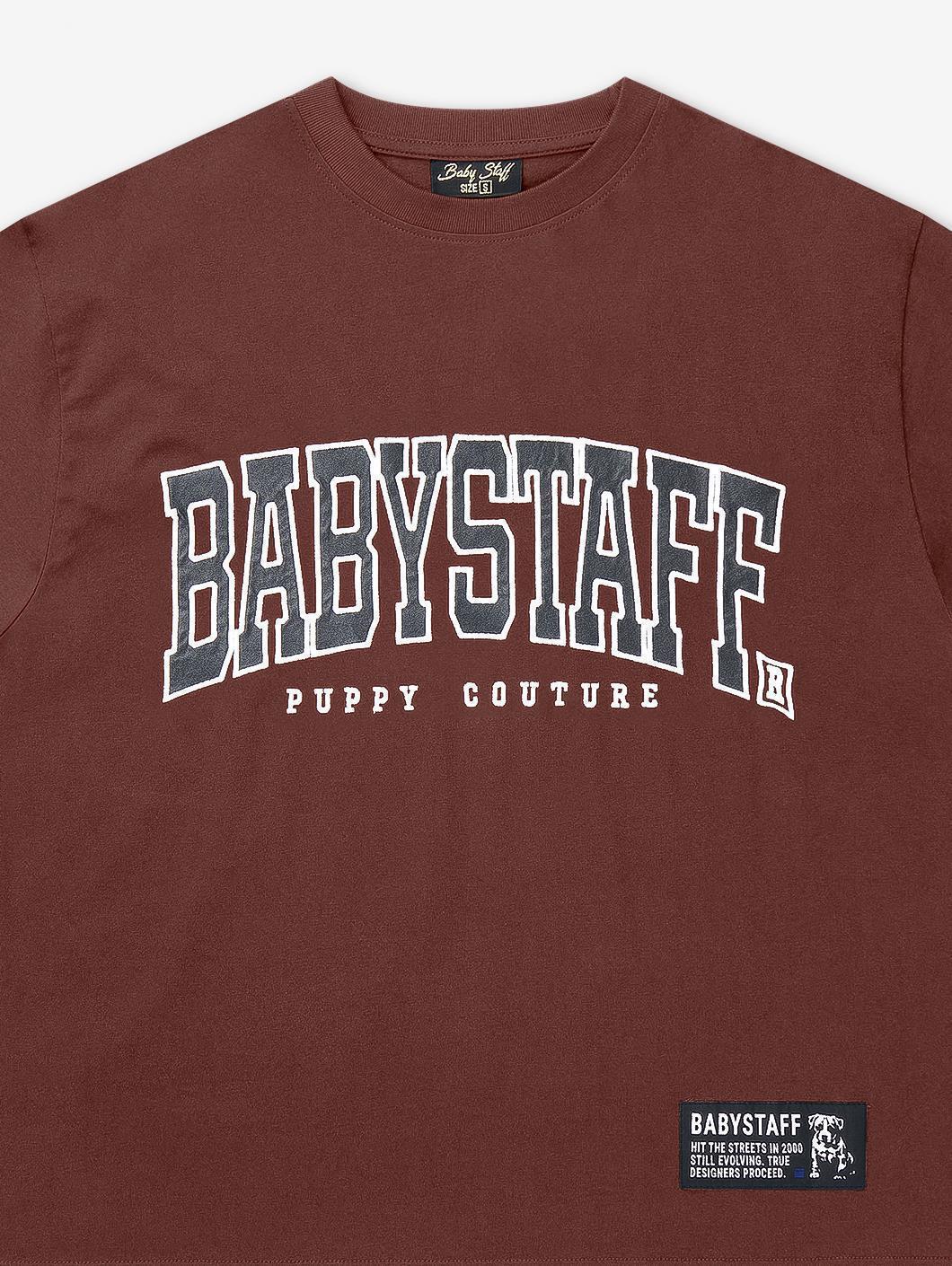 Babystaff College Oversize T-Shirt Brown - 2