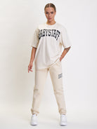 Babystaff College Oversize T-Shirt Cream - 0