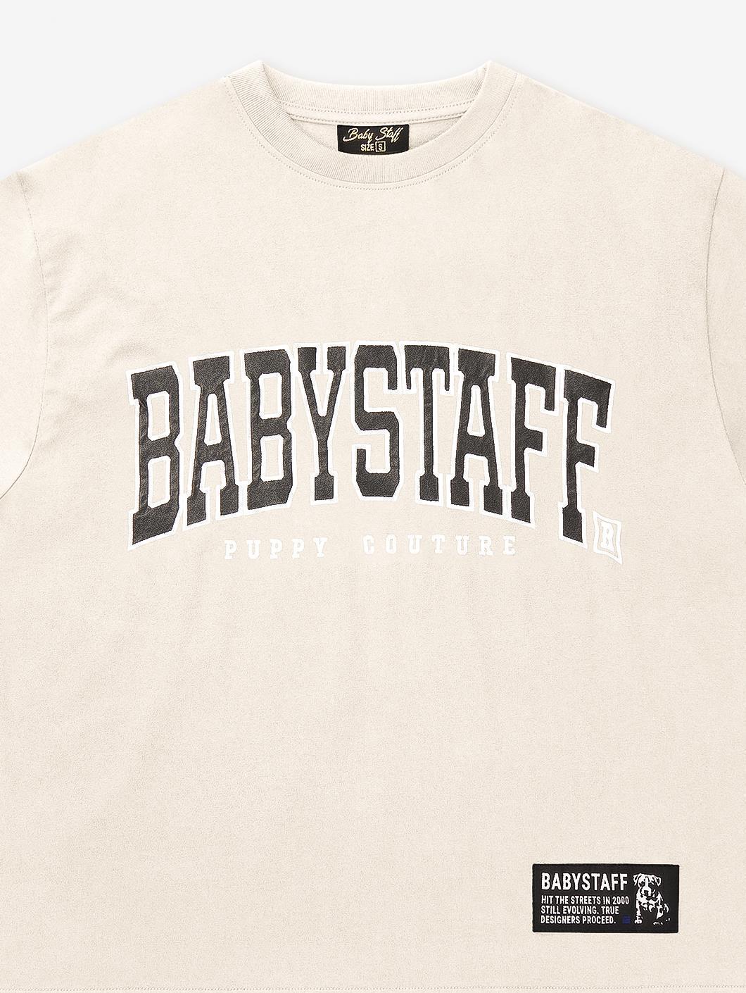 Babystaff College Oversize T-Shirt Cream - 3